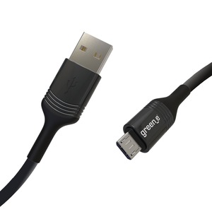 CABLE MICRO USB AVEC ATTACHE 2,5M NOIR