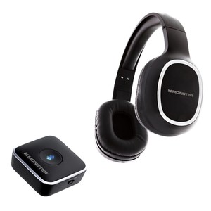 CASQUE TV AVEC TRANSMETTEUR BLUETOOTH NOIR