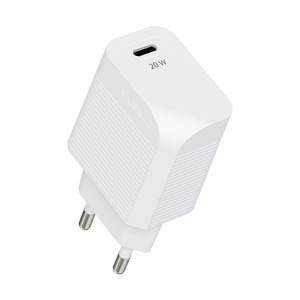 CHARGEUR SECTEUR 1 USB C 20W BLANC