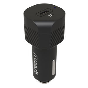 GREEN_E CHARGEUR VOITURE PD 18W 1USB-C NOIR