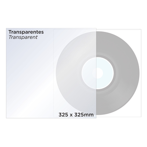 POCHETTES TRANSPARENTES DE PROTECTION POUR VINYLE 25