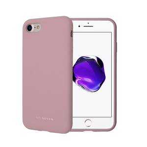 SMOOTHIE SILICONE CASE POWDER PINK FOR IPHONE SE/8/7