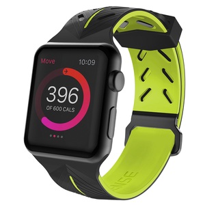 ACTION BAND FOR APPLE WATCH 42/44MM - BLACK/YELLOW