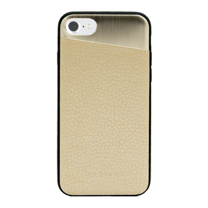 METALLIC PU GOLD METALIC + METAL GOLD CASE APPLE IPHONE 7/8