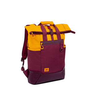 RIVA DIJON Sac ? dos rouge bordeaux 25L pour ordinateur 15.6