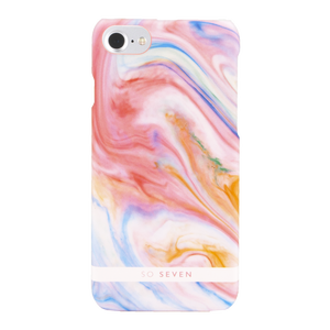 FASHION CARRARE MARBLE PINK CASE APPLE IPHONE 7/8