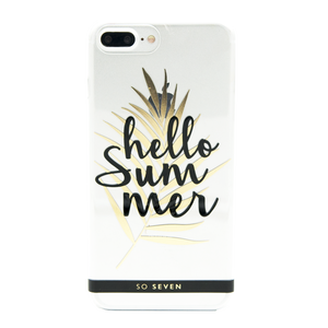 FASHION CANNES HELLO SUMMER TRANSPARENT CASE IPHONE 7/8+