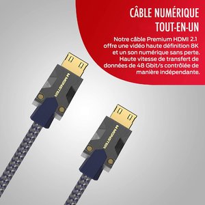 CABLE HDMI M3000 UHD 8K DOLBY VISION HDR 48GBPS 1.5M 