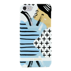 FASHION BROOKLIN BLUE STRIPES CASE APPLE IPHONE 7/8