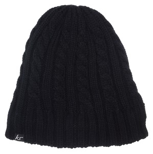 BEANIE WITH INTEGRATED EARPHONES BLACK