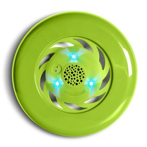 FRISBEE SPEAKER LUMINEUX GREEN