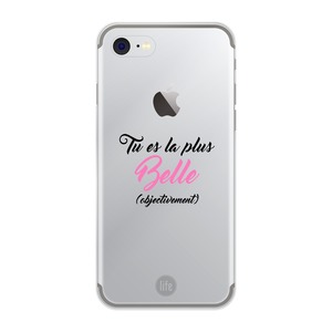 LOOOVE TRANSPARENT CASE BELLE OBJECTIVEMENT IPHONE SE/8/7/6