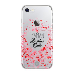 LOOOVE TRANSPARENT CASE MAMAN LA PLUS BELLE IPHONE SE/8/7/6