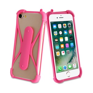 PINK SOFT TPU UNIVERSAL CASE + NECK STRAP