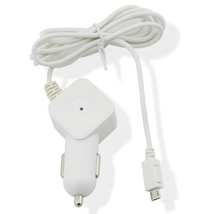 NEW WHITE MICRO USB WIRED CAR CHARGER 1A