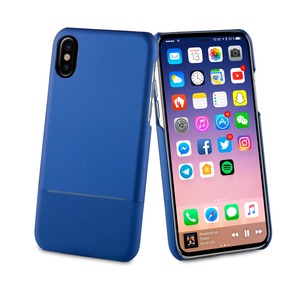 SKIN CASE EDITION DOUBLE PU CASE BLUE FOR APPLE IPHONE X/XS