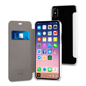 FOLIO CASE EDITION DOUBLE PU WHITE FOR APPLE IPHONE X/XS