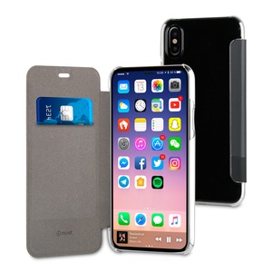 FOLIO CASE EDITION DOUBLE PU BLACK FOR APPLE IPHONE X/XS