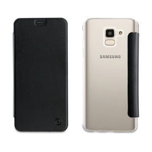 BLACK FOLIO CASE FOR SAMSUNG GALAXY J6 2018