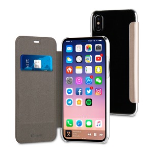 FOLIO CASE GOLD FOR APPLE IPHONE X/XS