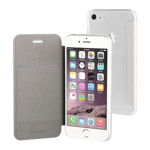 SILVER FOLIO CASE FOR APPLE IPHONE SE/8/7/6S/6