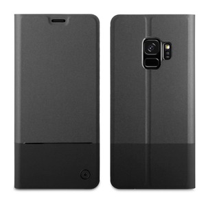 FOLIO STAND EDITION DOUBLE PU BLACK FOR SAMSUNG GALAXY S9