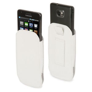 White veins vertical ultra slim holster with belt loop - size X