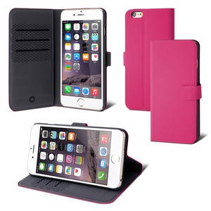 WALLET FOLIO PINK 3 SLOTS STAND APPLE IPHONE 6+/6S+