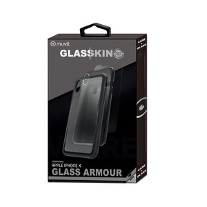 GLASSKIN BUNDLE GLASS BACKCASE + TEMPERED GLASS APPLE IPHONE X/X