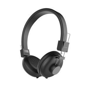 N1W stereo headphones wireless with microphone black