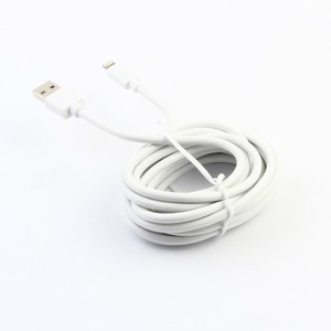 SPRING WHITE STRAIGHT USB LIGHTNING MFI CABLE 2.1A 3M