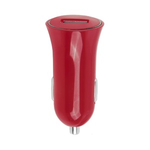 RED CAR CHARGER 1USB 1A