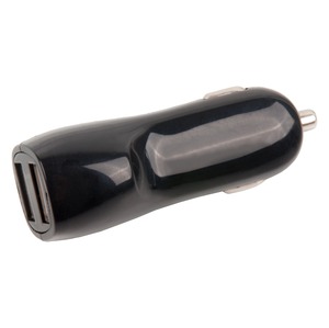 BLACK CAR CHARGER  2USB 2.4A