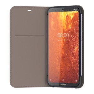 ETUI ENTERTAINEMENT FLIP COVER GRIS CP-281 POUR NOKIA 8.1