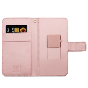 SLIDECOVER FOLIO UNIVERSAL ROSEGOLD METAL SIZE M