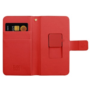 SLIDECOVER FOLIO UNIVERSAL RED SAFIANO SIZE M