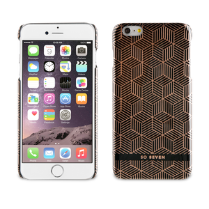 MIDNIGHT CUBIC BLACK / GOLD PINK IPHONE 6/6S PLUS