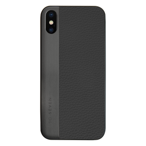 METALLIC CASE SIDERAL GREY + PU FOR APPLE IPHONE X/XS