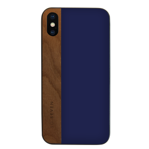 DANDY WOOD + PU BLUE NIGHT CASE FOR APPLE IPHONE X/XS