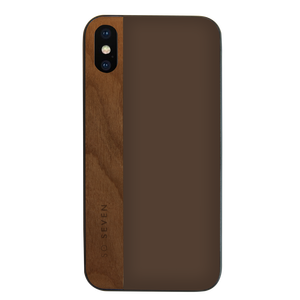 DANDY WOOD + PU TAUPE CASE FOR APPLE IPHONE X/XS