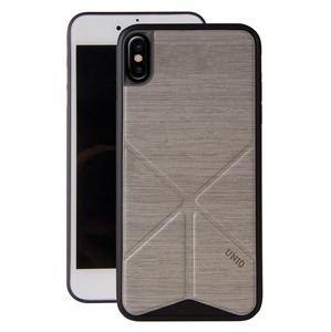 TRANSFORMA COQUE STAND GRIS SUPPORT MAGNETIQUE POUR IPHONE X XS