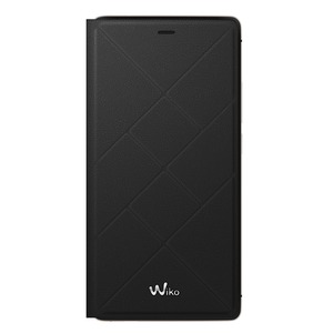 BACKCOVER FOLIO JETLINES BLACK CASE WIKO FEVER