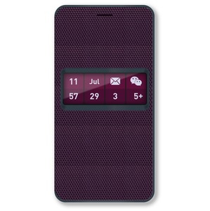 PURPLE SMART FOLIO CASE WIBOARD FOR WIKO U'FEEL LITE