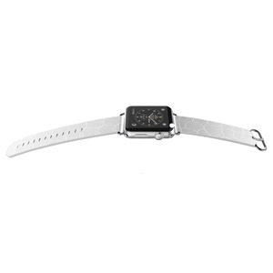 LUX BAND WHITE CROC 38MM FOR APPLE WATCH