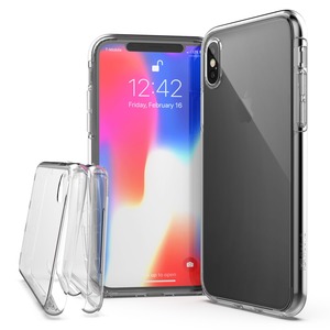 COQUE DEFENSE 360X FOR IPHONE X - CLEAR