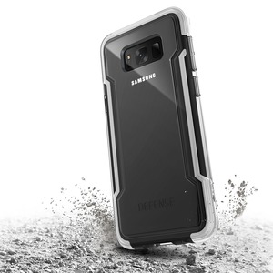 COQUE DEFENSE CLEAR BLANCHE POUR GALAXY S8 PLUS