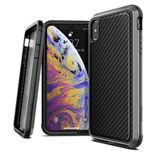 COQUE DEFENSE LUX FOR IPHONE 6.5 - BLACK CARBON FIBER