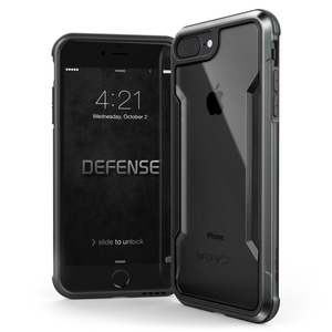 COQUE DEFENSE SHIELD NOIR POUR IPHONE 7/8 PLUS