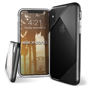 COQUE REVEL LUX CLEAR NOIR POUR IPHONE X/XS