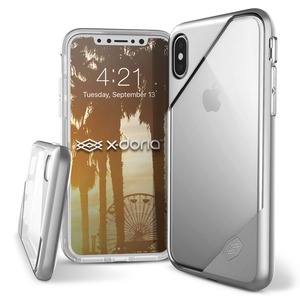 COQUE REVEL LUX CLEAR SILVER POUR IPHONE X/XS